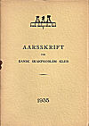 DANSK SKAKPROBLEM KLUB / AARSSKRIFT 1935, paper   L/N 5928
