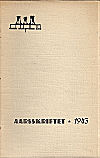 DANSK SKAKPROBLEM KLUB / AARSSKRIFT 1943, paper  L/N 5928