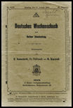 DEUTSCHES WOCHENSCHACH / 1918 vol 34, no 31/32