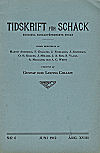 TIDSKRIFT FR SCHACK / 1912 
vol 18, no 6