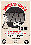 1986 - MALM SF / MALM WOMENCANDIDATES, Program  1. Achmylovskaja