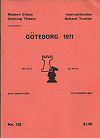 1971 - CHESS PLAYER / GTEBORG1. ULF ANDERSSON/V. HORT, paper