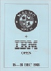 1988 - PROGRAM / MALM MALM OPEN + IBM OPEN