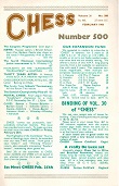 CHESS (GB) / 1965/66vol 31, no 497