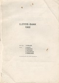 1982 - O BRIEN / LONDON
LLOYDS BANK 1977-81