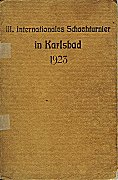 1923 - KAGAN / KARLSBAD  1-3. ALJECHIN a.o      L/N 5355
