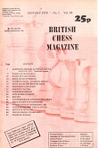 BRITISH CHESS MAGAZINE / 1972 vol 92, compl., bound