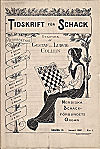 TIDSKRIFT FÖR SCHACK / 1907 vol 13, no 1-8/9,  per unidad