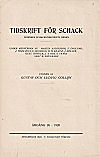 TIDSKRIFT FR SCHACK / 1920 
vol 26, compl.,