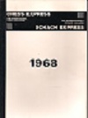SCHACH EXPRESS / 1968 vol 1,  
no 1-33 compl.,bound