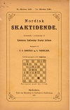 NORDISK SKAKTIDENDE / 1890 Extrahefte 25 r KS    L/N 5999