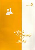 NORSK TIDSKRIFT FOR SJAKK / 1972 vol 3, no 5