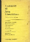 JARLNAES / FESTSKRIFT TIL JENS ENEVOLDSEN, paper